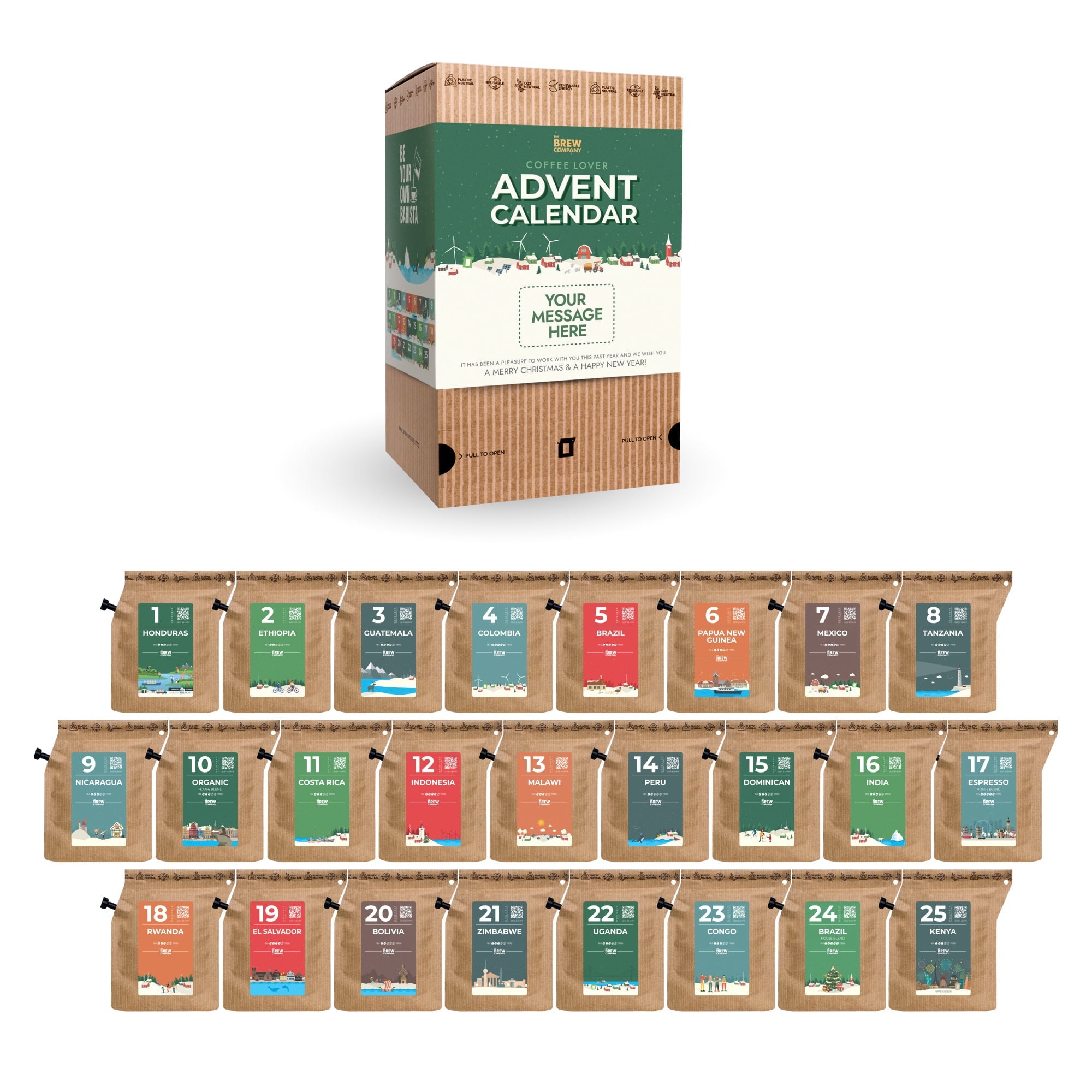 ORIGINAL SPECIALTY COFFEE ADVENT CALENDAR CUSTOM